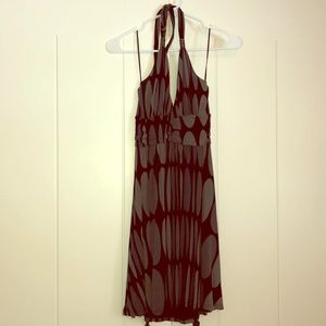 Express black halter dress